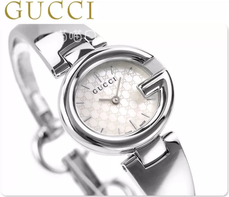 Gucci Guccissima Quartz Silver Dial Silver Steel Strap Watch For Women - YA134511 Buy Now By Gucci