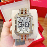 Bulova Crystal Chronograph White Dial Two Tone Steel Strap Watch for Men - 98C109 Buy Now By Bulova