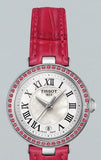 Tissot Bellissima Small Lady Diamonds Mother of Pearl Dial Red Leather Strap Watch For Women - T126.010.66.113.00 Buy Now By Tissot
