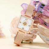 Coach Cass White Dial Rose Gold Mesh Bracelet Watch for Women - 14503698 Buy Now By Coach