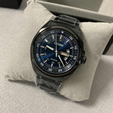 Citizen Eco Drive Blue Dial Black Steel Strap Watch For Men - AW0024-58LB Buy Now By Citizen