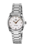 Omega Seamaster Aqua Terra Quartz Diamond Silver Dial Silver Steel Strap Watch for Women - 220.10.28.60.54.001 Buy Now By Omega