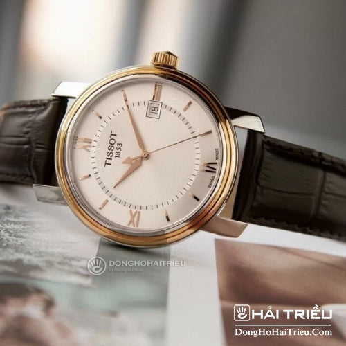 Tissot Bridgeport Lady White Dial Brown Leather Strap Watch For Women - T097.010.26.118.00 Buy Now By Tissot