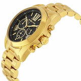Michael Kors Bradshaw Black Dial Gold Steel Strap Watch for Women - MK5739 Buy Now By Michael Kors