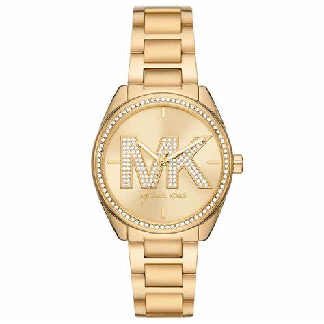 Michael Kors Janelle Quartz Gold Dial Gold Steel Strap Watch For Women - MK7381 Buy Now By Michael Kors