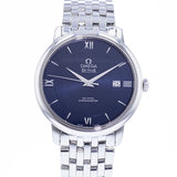 Omega De Ville Prestige Co-Axial Orbis Blue Dial Silver Steel Strap Watch for Men - 424.10.40.20.03.001 Buy Now By Omega