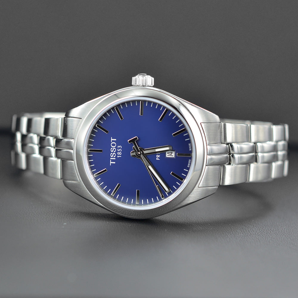 Tissot PR 100 Lady Blue Dial Quartz Watch For Women - T101.210.11.041.00 Buy Now By Tissot