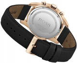 Hugo Boss Skymaster Chronograph Blue Dial Black Leather Strap Watch for Men - 1513783 Buy Now By Hugo Boss