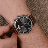 Tommy Hilfiger Kane Grey Dial Brown Leather Strap Watch for Men - 1710398 Buy Now By Tommy Hilfiger