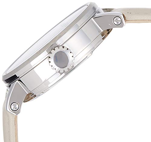 Fossil Boyfriend Automatic Skeleton Silver Dial White Leather Strap Watch for Women - ME3069 Buy Now By Fossil