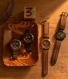 Fossil Bronson Chronograph Brown Dial Brown Leather Strap Watch for Men - FS5857 Buy Now By Fossil