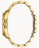 Bulova Crystal Collection Blue Dial Gold Steel Strap Watch for Men - 98C128 Buy Now By Bulova