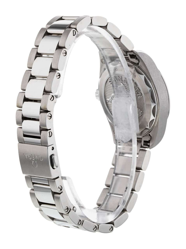 Omega Seamaster Aqua Terra Quartz Diamond Black Dial Silver Steel Strap Watch for Women - 220.10.28.60.51.001 Buy Now By Omega