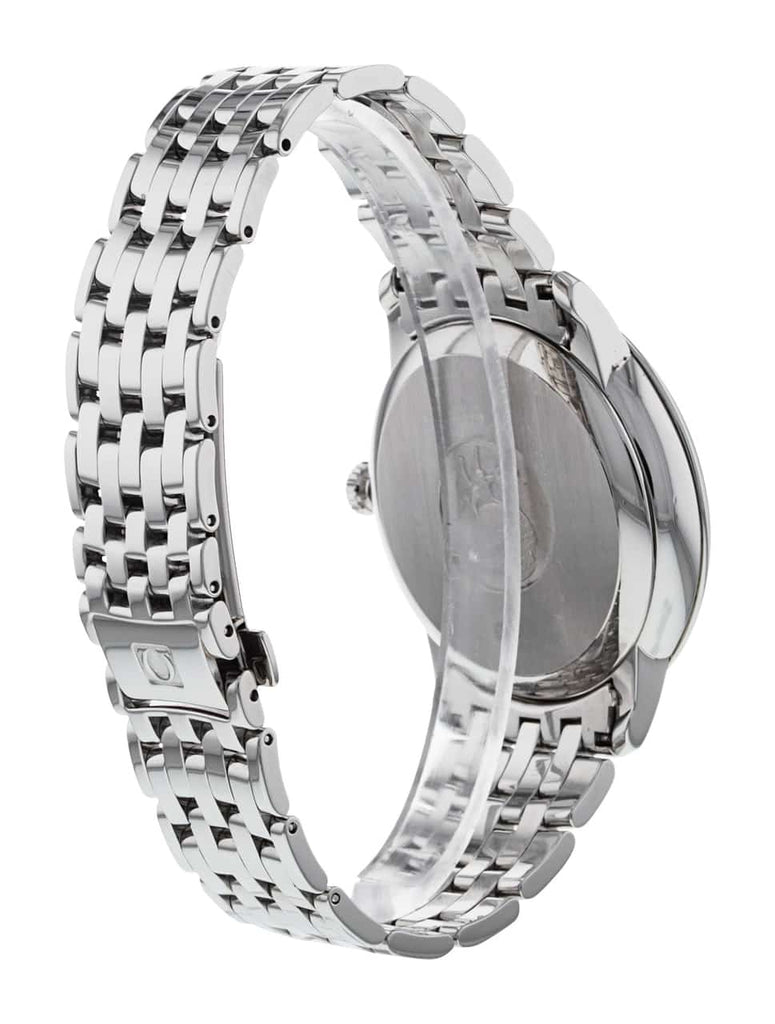 Omega De Ville Prestige Co Axial Automatic White Dial Silver Steel Strap Watch for Men - 424.10.40.20.02.005 Buy Now By Omega