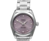 Omega Seamaster Aqua Terra Quartz Purple Dial Silver Steel Strap Watch for Women - 220.10.28.60.60.001 Buy Now By Omega