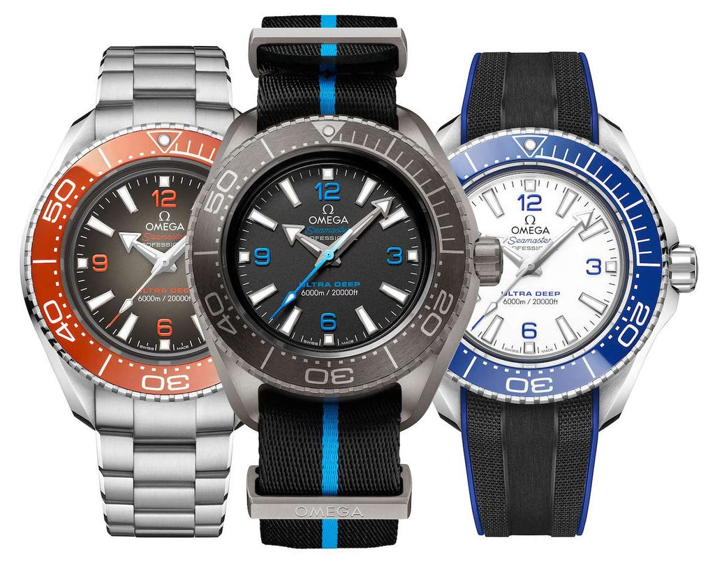 Omega Seamaster Planet Ocean 6000M 45.5mm Black Dial Silver Steel Strap Watch for Men - 21530462106001 Buy Now By Omega