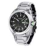 Citizen Eco Drive Urban Black Dial Silver Stainless Steel Watch For Men - AW0020-59EB Buy Now By Citizen