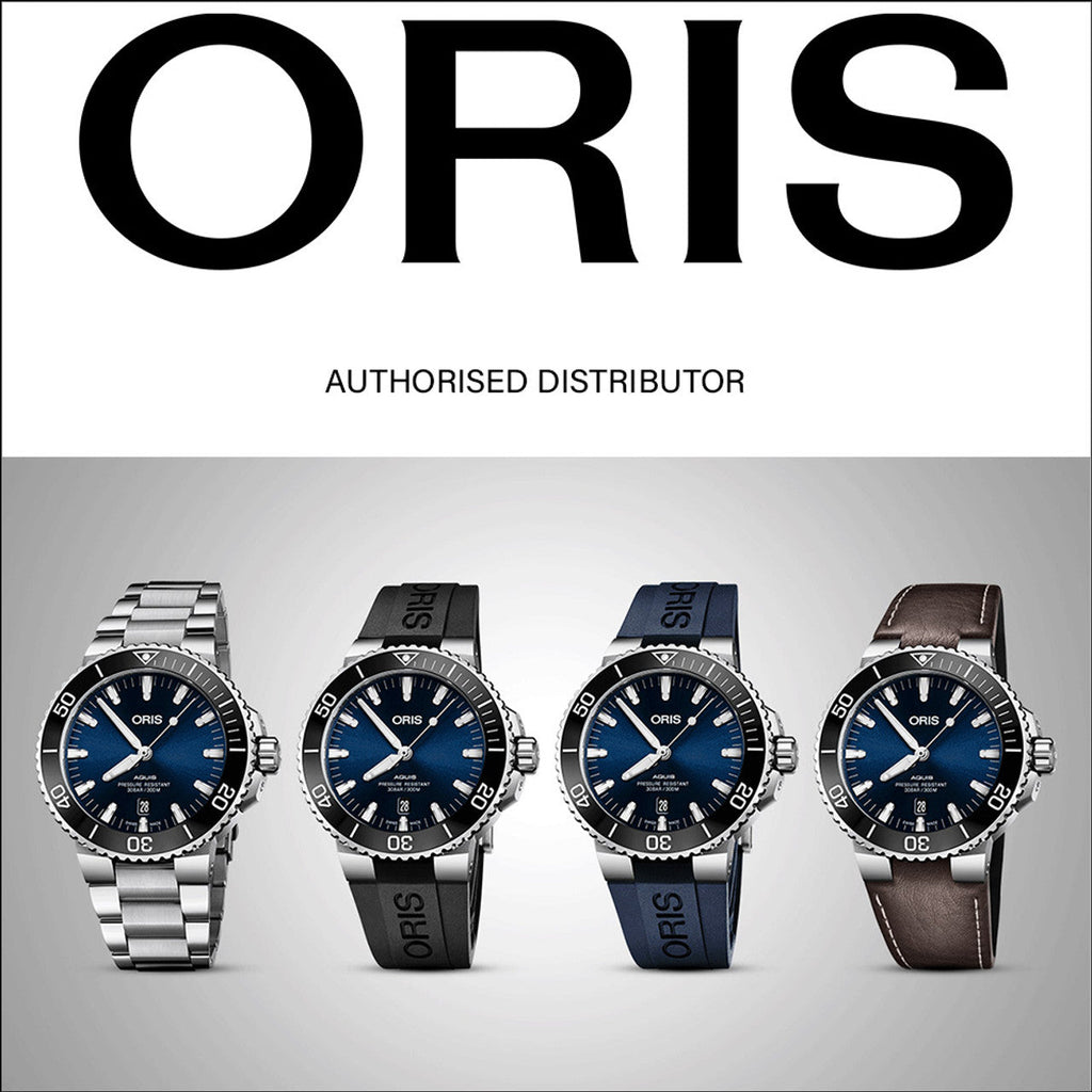 Oris Aquis Date Blue Dial Black Rubber Strap Watch for Men - 0173377304152-0742464EB Buy Now By Oris