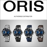 Oris Aquis Date Blue Dial Black Rubber Strap Watch for Men - 0173377304152-0742464EB Buy Now By Oris