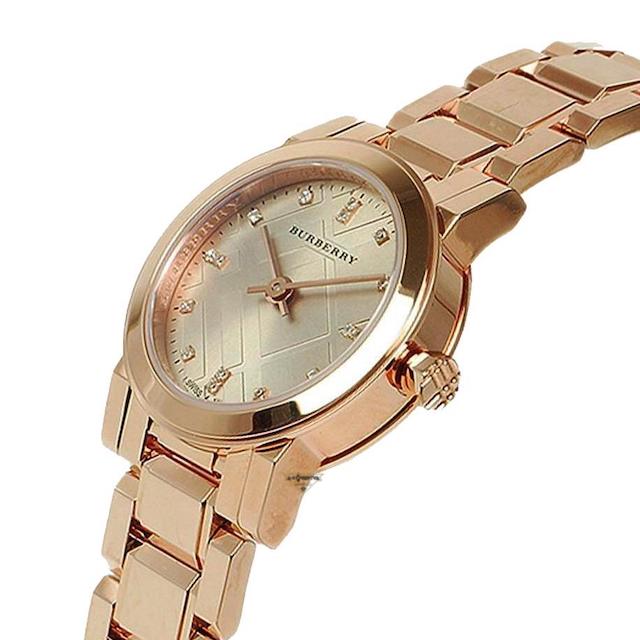Burberry Heritage Rose Gold Dial Rose Gold Steel Strap Watch for Women - BU9215 Buy Now By Burberry