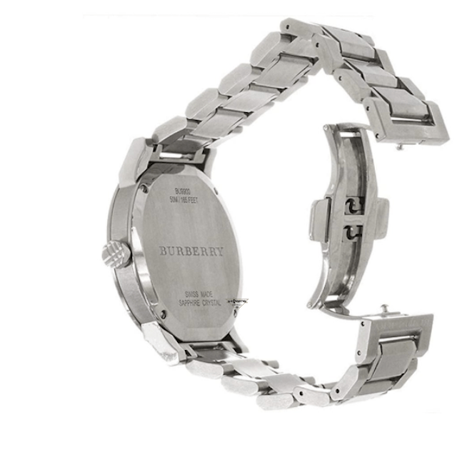 Burberry The City Silver Dial Silver Steel Strap Watch for Men - BU9900 Buy Now By Burberry