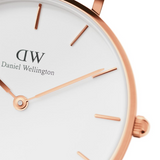 Daniel Wellington Classic Petite Dover White Dial White Nylon Strap Watch For Women - DW00100311 Buy Now By Daniel Wellington