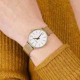 Michael Kors Pyper Quartz Mother of Pearl White Dial Gold Mesh Bracelet Watch For Women - MK4619 Buy Now By Michael Kors