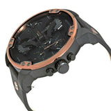 Diesel Mr Daddy 2.0 Chronograph Black Dial Black Steel Strap Watch For Men - DZ7400 Buy Now By Diesel