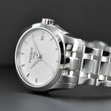 Tissot T Trend Couturier White Dial Silver Steel Strap Watch For Women - T035.210.11.011.00 Buy Now By Tissot