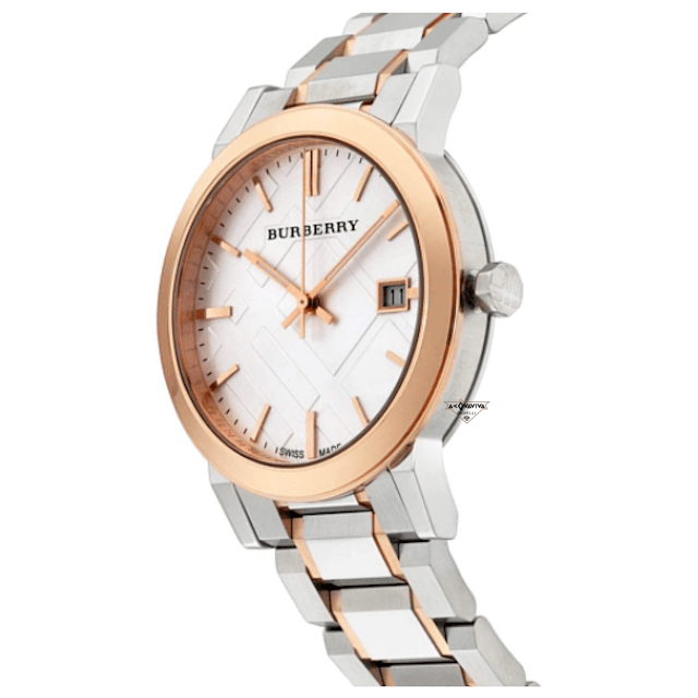 Burberry The City White Dial Two Tone Steel Strap Watch for Women - BU9006 Buy Now By Burberry