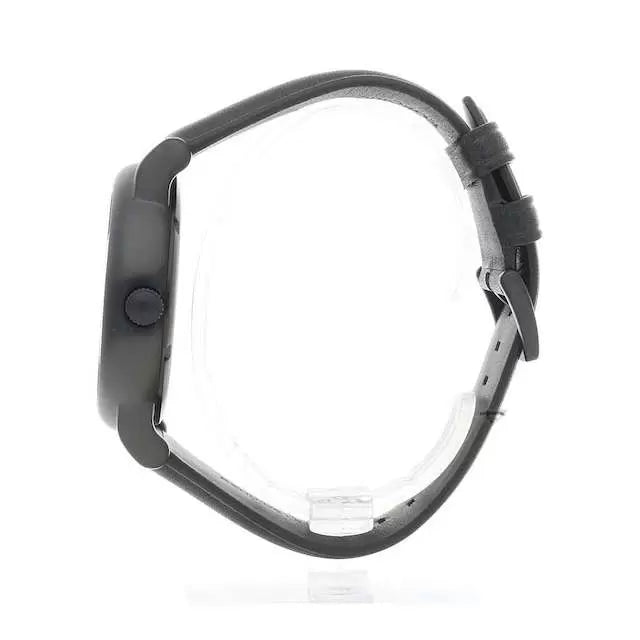 Emporio Armani Luigi Automatic Skeleton Black Dial Black Leather Strap Watch For Men - AR60012 Buy Now By Emporio Armani