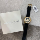 Michael Kors Janelle Quartz Black Dial Black Rubber Strap Watch For Women - MK7313 Buy Now By Michael Kors
