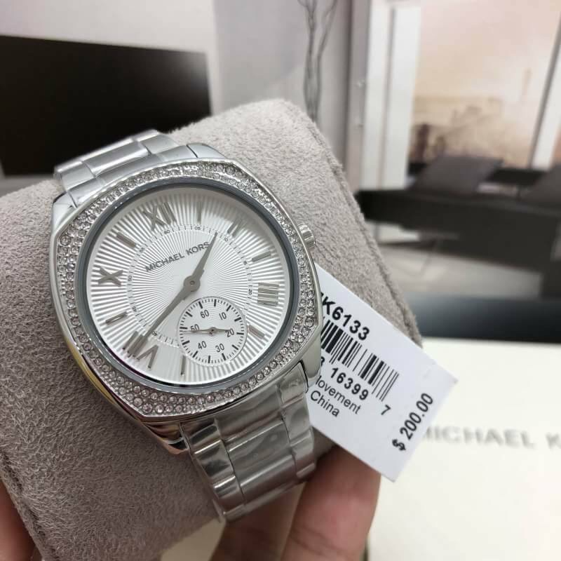 Michael Kors Bryn Quartz Silver Dial Silver Steel Strap Watch For Women - MK6133 Buy Now By Michael Kors
