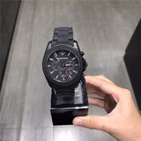 Emporio Armani Sportivo Chronograph Black Dial Black Silicone Strap Watch For Men - AR6092 Buy Now By Emporio Armani