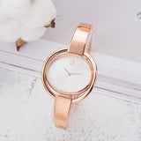 Calvin Klein Impetuos Silver Dial Rose Gold Steel Strap Watch for Women - K4F2N616 Buy Now By Calvin Klein