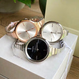 Calvin Klein Lively White Dial Rose Gold Steel Strap Watch for Women - K4U23626 Buy Now By Calvin Klein