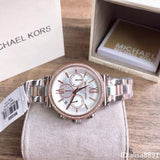 Michael Kors Sofie Chronograph Quartz White Dial Two Tone Steel Strap Watch For Women - MK6558 Buy Now By Michael Kors