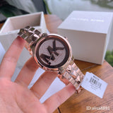 Michael Kors Runway Mercer Quartz Rose Gold Dial Rose Gold Steel Strap Watch For Women - MK6736 Buy Now By Michael Kors