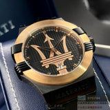 Maserati Potenza Quartz Black Dial Black Leather Strap Watch For Men - R8851108032 Buy Now By Maserati