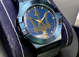 Maserati Potenza Blue Dial Edition 42mm Mesh Bracelet Watch For Men - R8853108008 Buy Now By Maserati