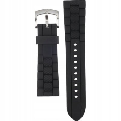 Emporio Armani Chronograph Black Dial Black Rubber Strap Watch For Men - AR5865 Buy Now By Emporio Armani