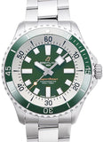 Breitling Superocean Automatic 44mm Navy Green Dial Green Rubber Strap Watch for Men - A17376A31L1A1 Buy Now By Breitling