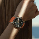 Maurice Lacroix Pontos S Diver Black Dial Orange Rubber Strap Watch For Men - PT6248-SS00L-330-J Buy Now By Maurice Lacroix