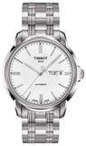 Tissot Automatics III Day Date White Dial Silver Steel Strap Watch For Men - T065.430.11.031.00 Buy Now By Tissot