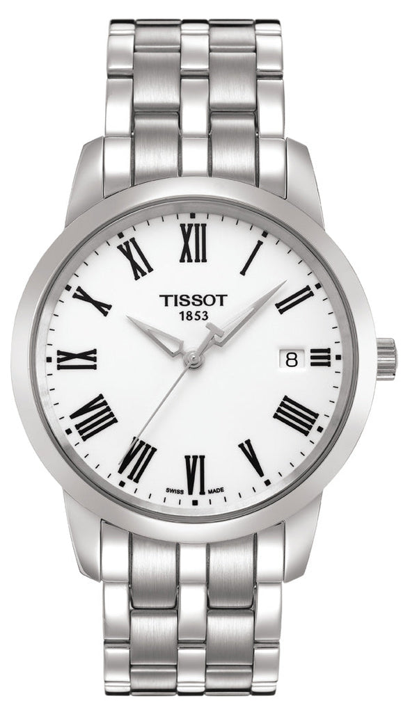 Tissot T Classic Dream White Dial Silver Steel Strap Watch for Men - T033.410.11.013.01 Buy Now By Tissot