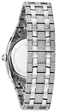 Bulova Crystal Collection Phantom Silver Dial Silver Steel Strap Watch for Men - 96C002 Buy Now By Bulova