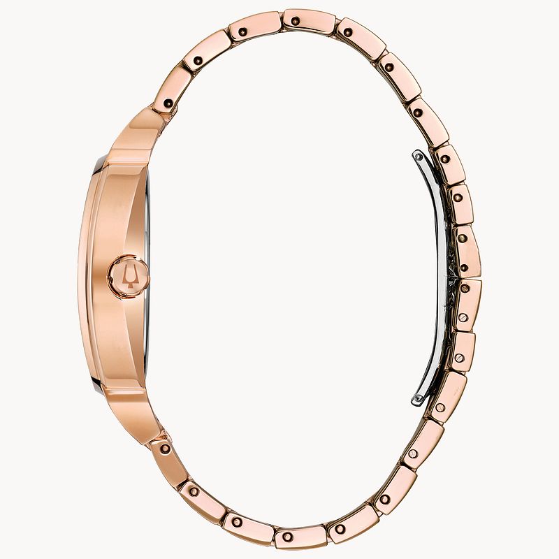 Bulova Phantom Crystal Silver Dial Two Tone Steel Strap Watch for Men - 98B324 Buy Now By Bulova