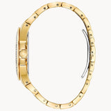 Bulova Crystal Collection Champagne Dial Two Tone Steel Strap Watch for Women - 98B174 Buy Now By Bulova