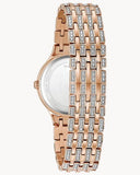 Bulova Crystal Collection Silver Crystals Dial Two Tone Steel Strap Watch for Women - 98L235 Buy Now By Bulova