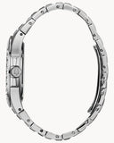 Bulova Phantom Crystal Silver Dial Silver Steel Strap Watch for Men - 96A236 Buy Now By Bulova